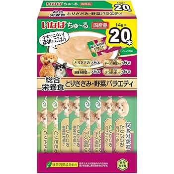Amazon | いなば ちゅ~る 総合栄養食 とりささみ・野菜